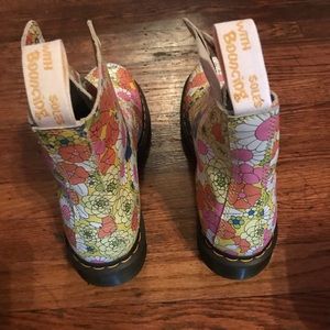 Floral Doc Martens  brand new